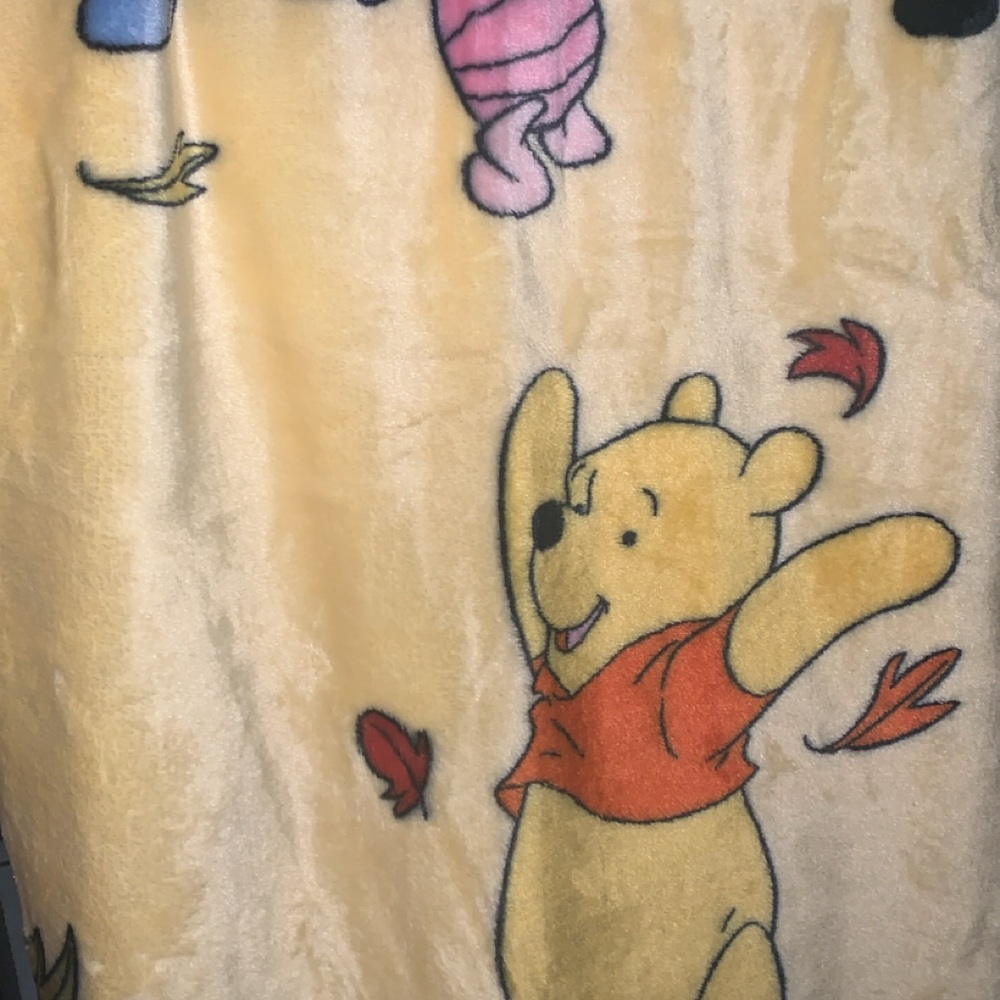 Disney Yellow and Red Holiday Blanket
